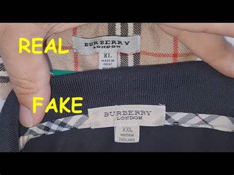 burberry polo blouse women fake vs real